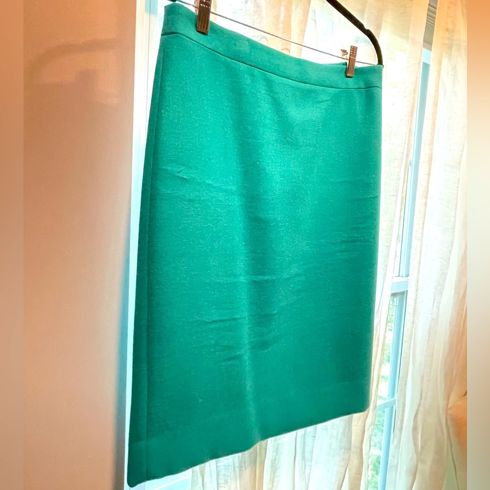 J CREW WOOL PENCIL SKIRT 8